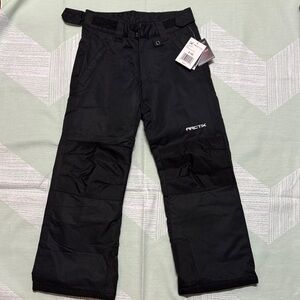 ✅ NWT Arctix Kids Black Insulated Pants size 8 / SMALL